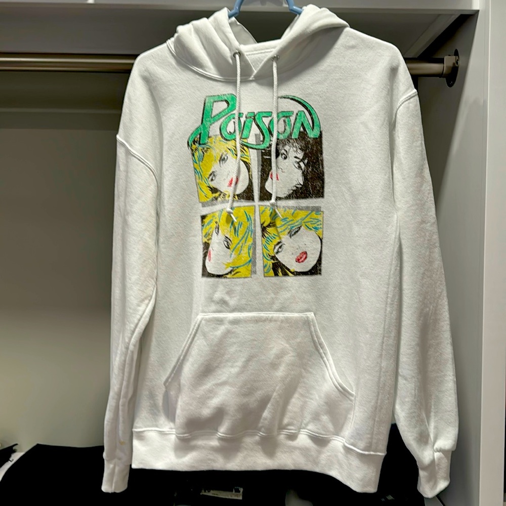 Poison white hoodie
